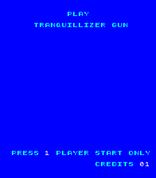 Tranquillizer Gun Title Screen